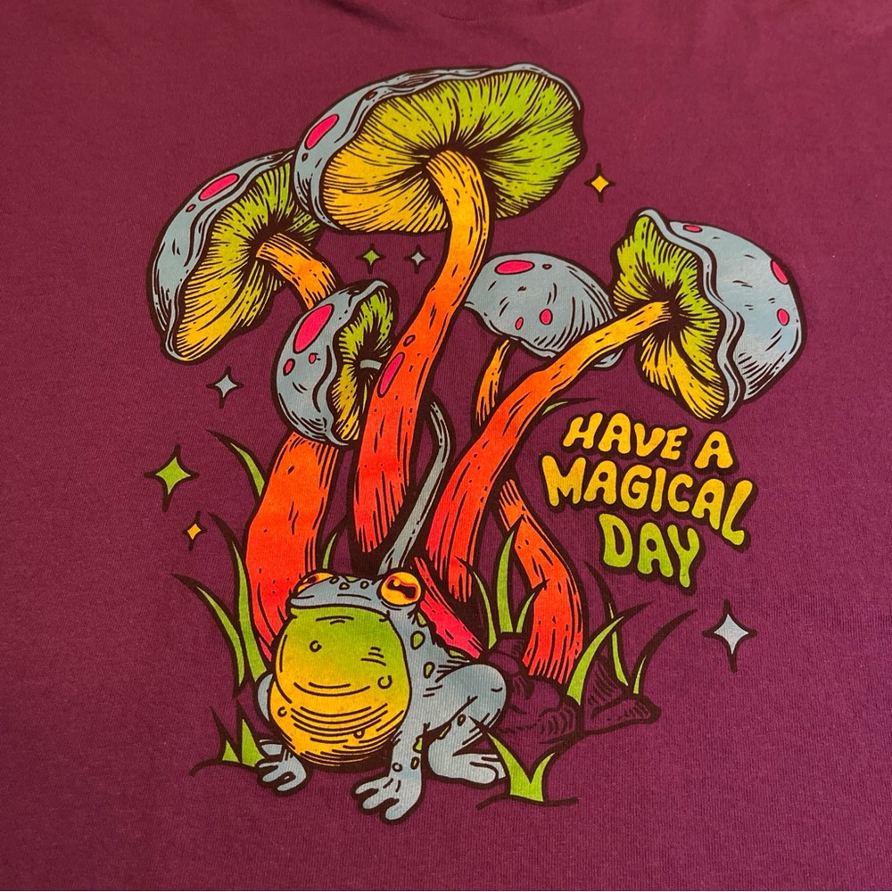 DOM Have a Magical Day Men’s Purple T-shirt Size 2XL